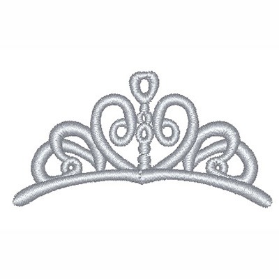 Matriz de matriz Matriz De Bordado Tiara Princesa 6 Cm